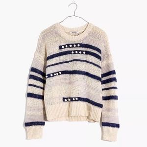 Madewelll Grandover Bobble Pullover Sweater L
